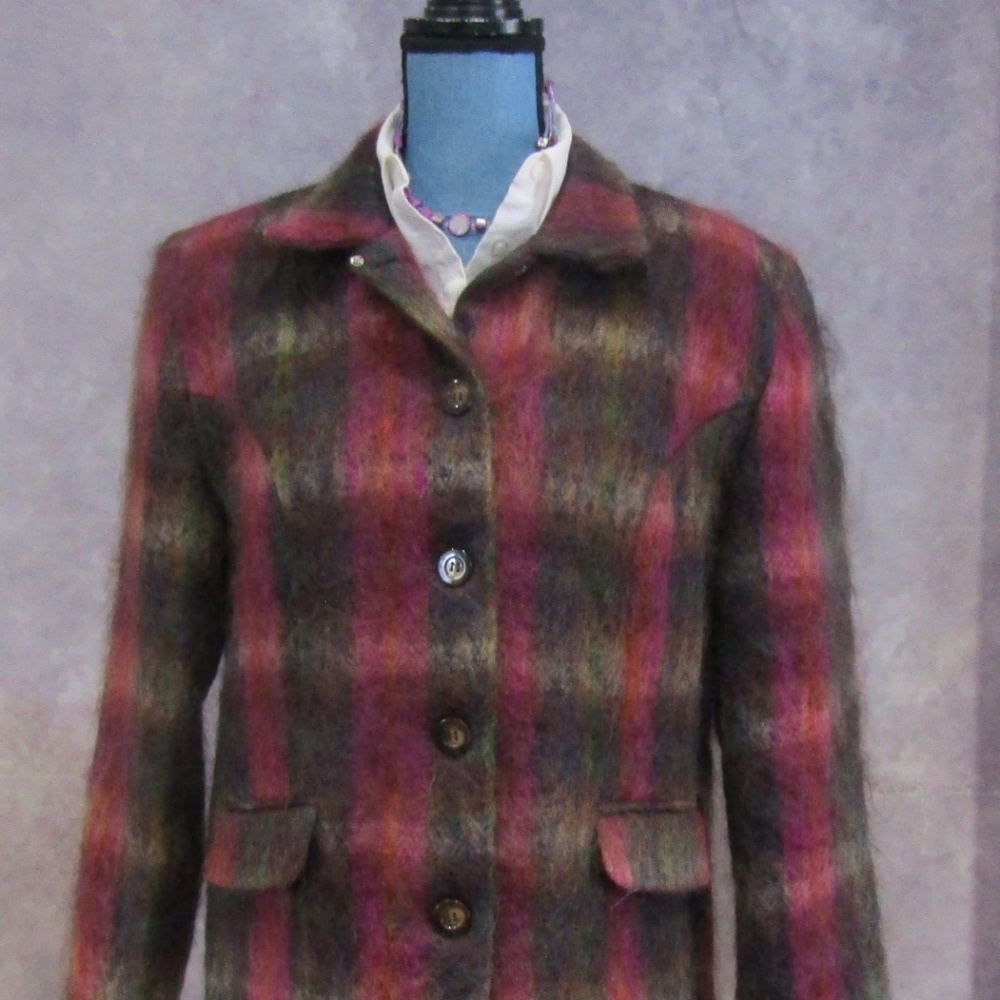 Vintage Andrea Viccaro Mohair Blazer Size 14 - Picture 2 of 5